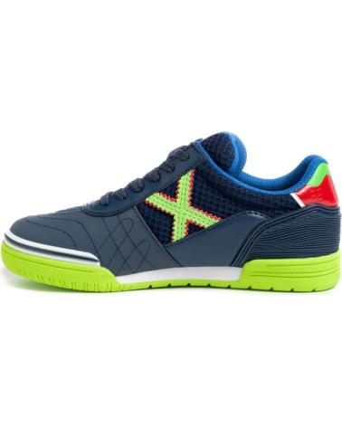 Deportivas de Niña y Niño MUNICH ZAPATILLAS G-3 JUNIOR VELCRO FLUOR AZUL