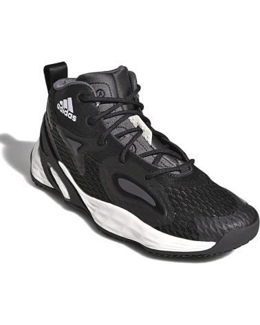 Deportivas de Hombre y Mujer ADIDAS ZAPATILLAS BALONCESTO EXHIBIT A MID NEGRO