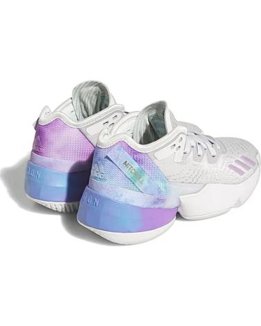 Sportivo per Donna e Bambina e Bambino ADIDAS ZAPATILLAS BALONCESTO DON ISSUE 4J BLANCO