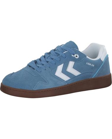 Sportivo-De-Niña-HUMMEL-ZAPATILLAS-PORTERO-LIGA-GK-UNISEX-AZUL