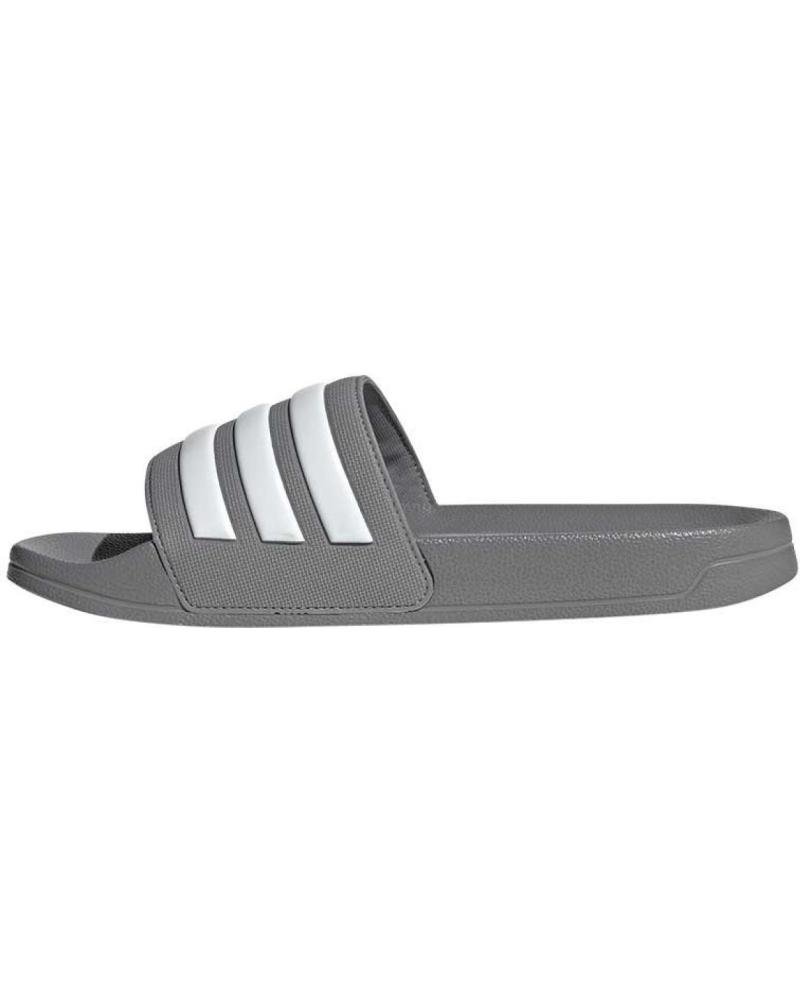 Tongs pour Femme et Homme et Fille et Garçon ADIDAS CHANCLAS ADILETTE SHOWER GRIS