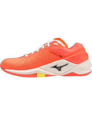 Woman and Man and girl and boy Trainers MIZUNO ZAPATILLAS WAVE STEALTH NEO BALONMANO-VOLEY CORAL NARANJA