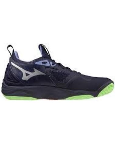 Deportivas de Hombre y Mujer MIZUNO ZAPATILLAS WAVE MOMENTUM 3 BALONMANO-VOLEY NEGRO