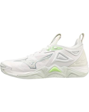 Deportivas de Hombre y Mujer MIZUNO ZAPATILLAS WAVE MOMENTUM 3 BALONMANO-VOLEY WOMEN BLANCO
