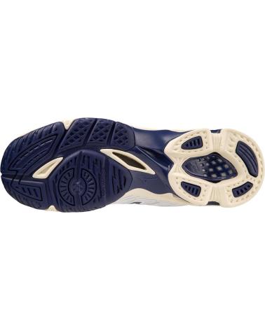 Sneaker für Herren und Mädchen und Junge MIZUNO ZAPATILLAS BALONMANO- VOLEY WAVE VOLTAGE MID BLANCO