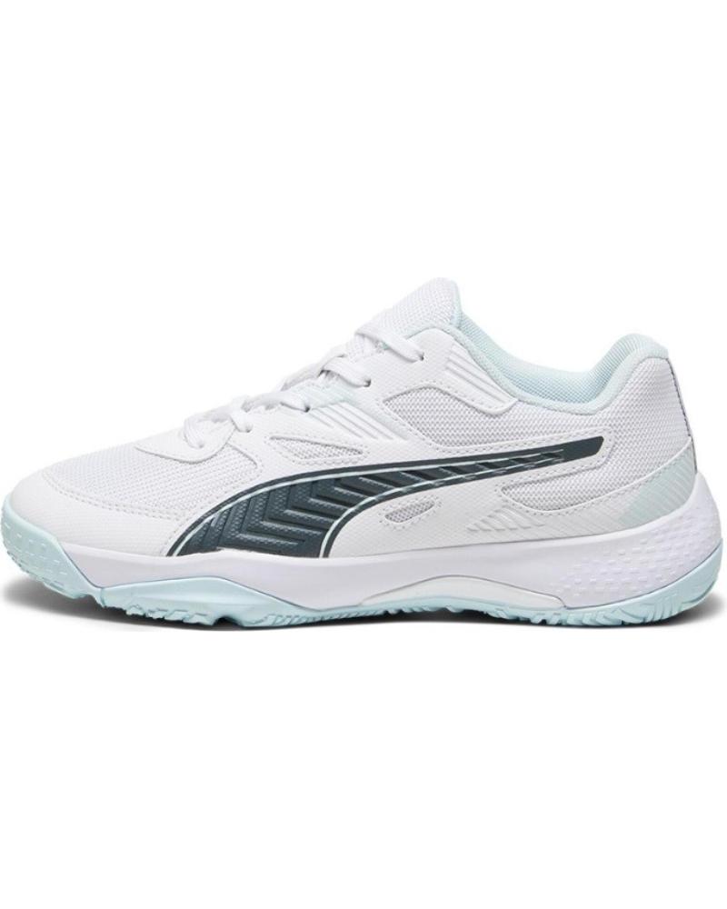 Woman and girl and boy Trainers PUMA ZAPATILLAS BALONMANO SOLARFLASH JUNIOR II BLANCO