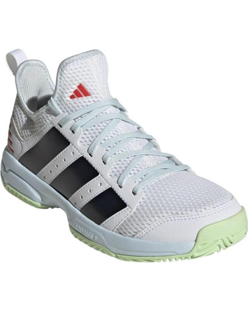 girl and boy Trainers ADIDAS ZAPATILLAS STABIL JR BALONMANO-VOLEY BLANCO
