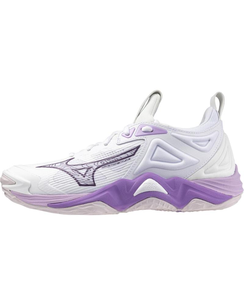 Deportivas de Niña y Niño MIZUNO ZAPATILLAS WAVE MOMENTUM 3 BALONMANO-VOLEY BLANCO