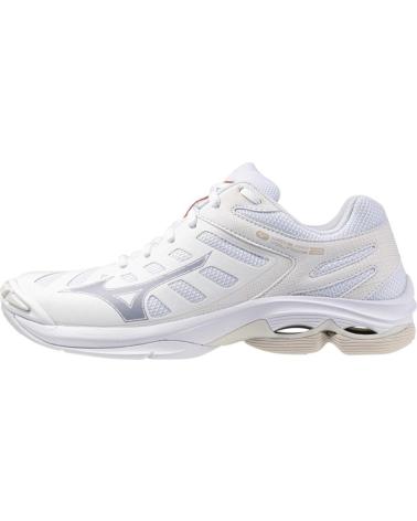 Sportif pour Femme et Fille et Garçon MIZUNO ZAPATILLAS BALONMANO- VOLEY WAVE VOLTAGE WOMEN BLANCO
