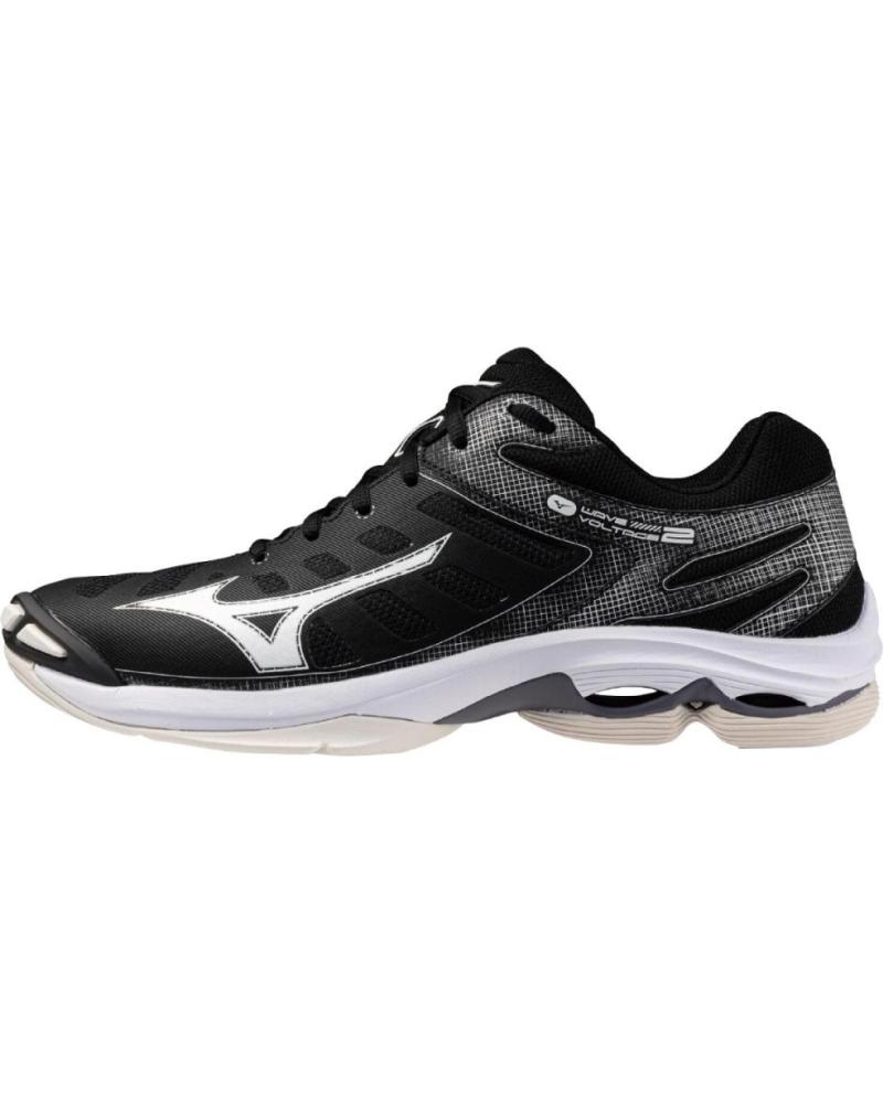 Sneaker-De-Hombre-MIZUNO-ZAPATILLAS-BALONMANO--VOLEY-WAVE-VOLTAGE-2-NEGRO
