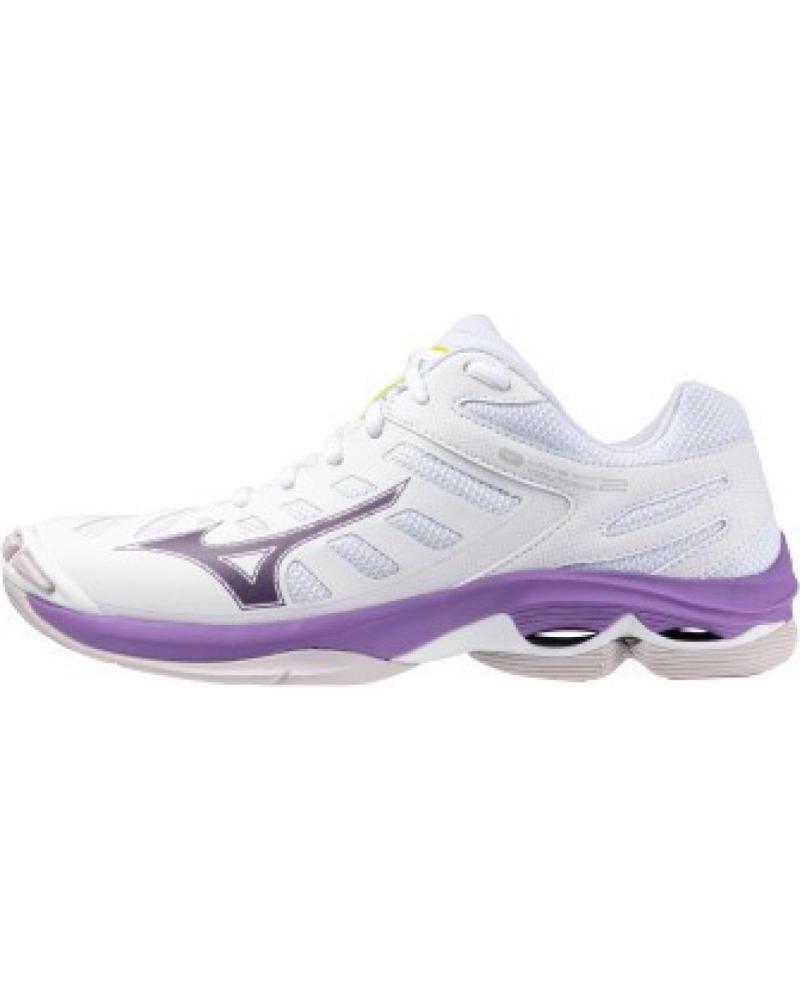 Sneaker für Damen und Mädchen und Junge MIZUNO ZAPATILLAS BALONMANO- VOLEY WAVE VOLTAGE 2 BLANCO