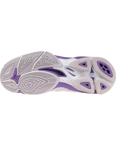 Sneaker für Damen und Mädchen und Junge MIZUNO ZAPATILLAS BALONMANO- VOLEY WAVE VOLTAGE 2 BLANCO