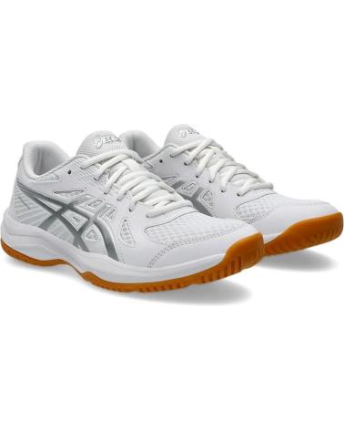 Woman and Man and girl and boy Trainers ASICS ZAPATILLAS UPCOURT 6 BALONMANO-VOLEY-BADMINTON BLANCO