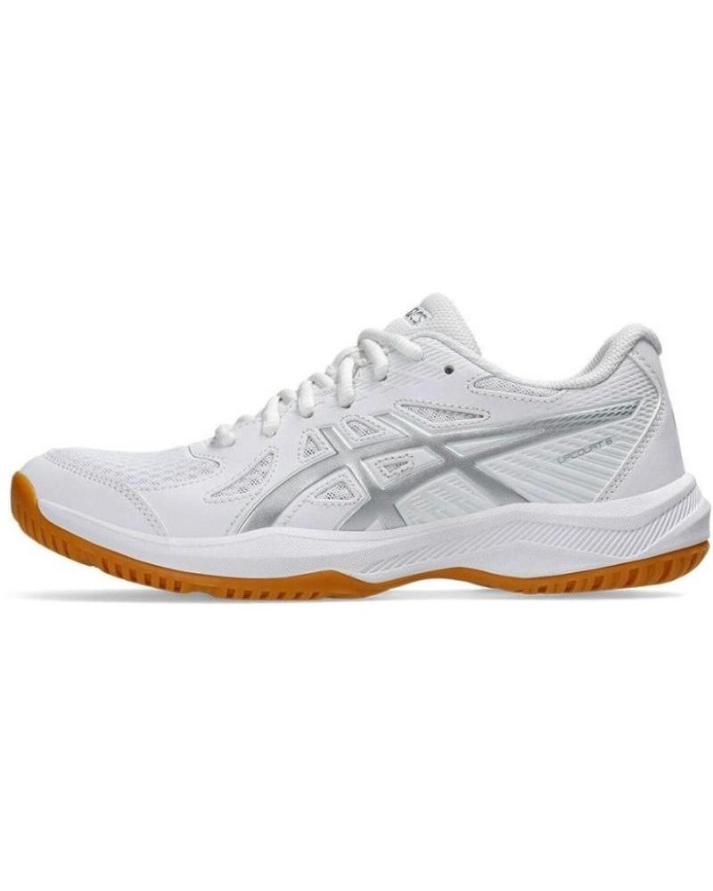 Woman and Man and girl and boy Trainers ASICS ZAPATILLAS UPCOURT 6 BALONMANO-VOLEY-BADMINTON BLANCO