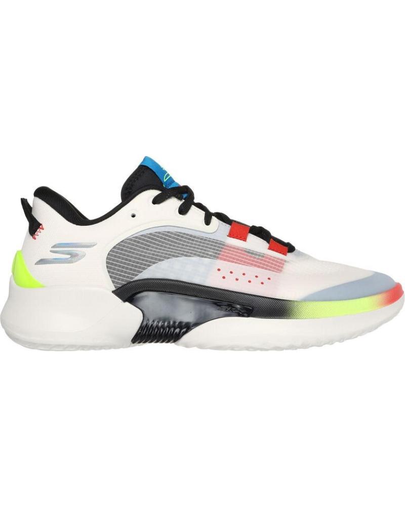 Sportivo per Donna e Uomo e Bambina e Bambino SKECHERS ZAPATILLAS BALONCESTO SKX RESAGRIP BLANCO