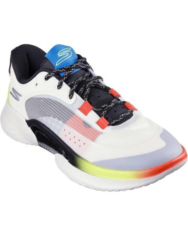 Sportivo per Donna e Uomo e Bambina e Bambino SKECHERS ZAPATILLAS BALONCESTO SKX RESAGRIP BLANCO