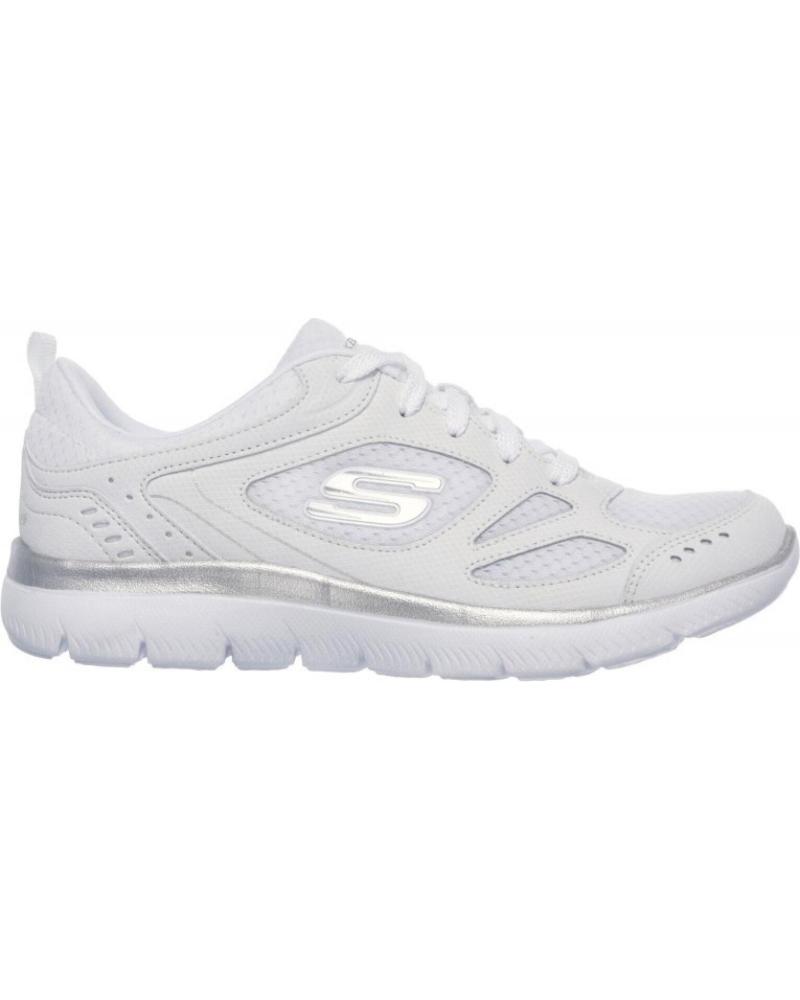 Sportivo per Donna SKECHERS ZAPATILLAS MUJER SUMMITS-SUITED BLANCA BLANCO