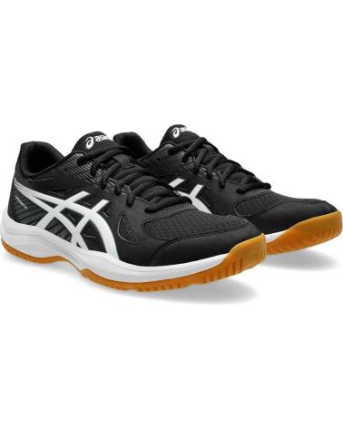 Deportivas de Mujer y Hombre ASICS ZAPATILLAS UPCOURT 6 BALONMANO-VOLEY-BADMINTON NEGRO
