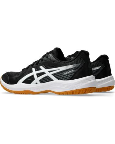 Deportivas de Mujer y Hombre ASICS ZAPATILLAS UPCOURT 6 BALONMANO-VOLEY-BADMINTON NEGRO