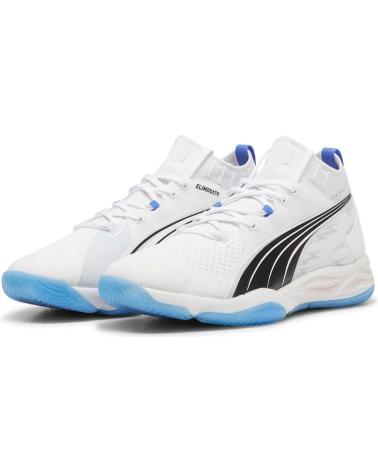 Man and Woman Trainers PUMA ZAPATILLAS BALONMANO ELIMINATE NITRO MID BLANCO