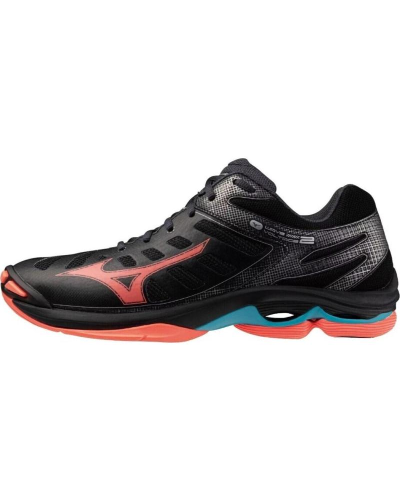 Esportes  de Homem e Mulher MIZUNO ZAPATILLAS BALONMANO-VOLEY WAVE VOLTAGE 2 NEGRO