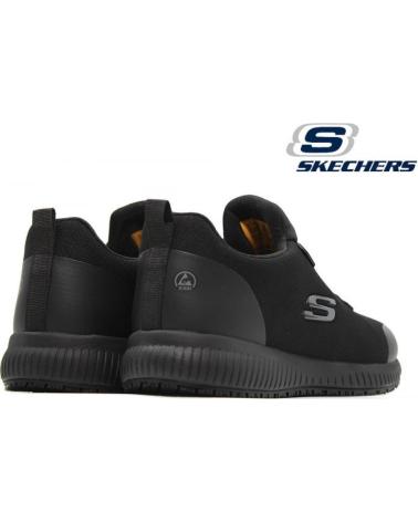 Deportivas de Hombre SKECHERS ZAPATILLAS SQUAD SR-MYTON NEGRAS NEGRO
