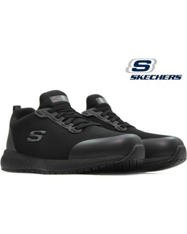 Deportivas de Hombre SKECHERS ZAPATILLAS SQUAD SR-MYTON NEGRAS NEGRO