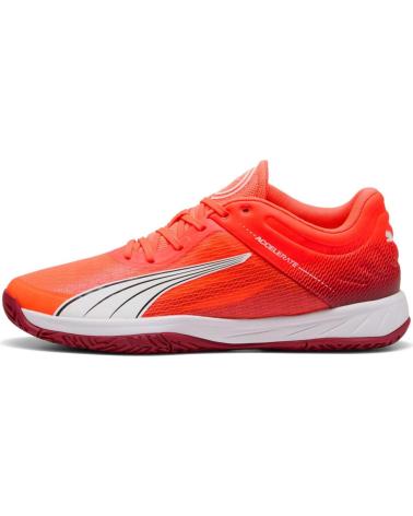 Man and Woman Trainers PUMA ZAPATILLAS BALONMANO VOLEY ACCELERATE TURBO CARMESI ROJO