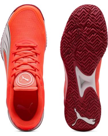 Man and Woman Trainers PUMA ZAPATILLAS BALONMANO VOLEY ACCELERATE TURBO CARMESI ROJO