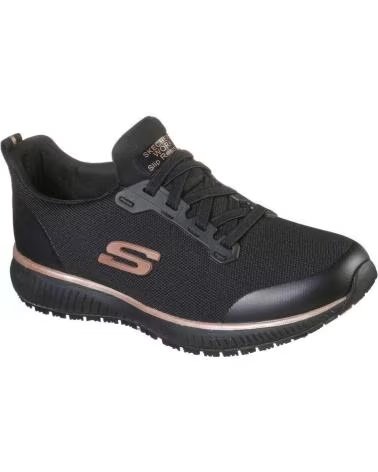 SKECHERS ZAPATILLAS MUJER NEGROS NEGRO-GRIS HUMO