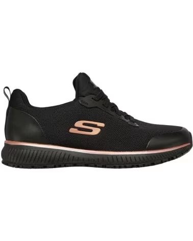 SKECHERS ZAPATILLAS MUJER NEGROS NEGRO-GRIS HUMO
