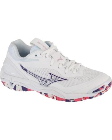 Man and Woman Trainers MIZUNO ZAPATILLAS WAVE STEALTH 6 BALONMANO-VOLEY-BADMINTON BLANCO