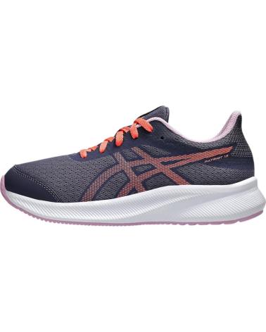 Deportivas de Mujer y Niño ASICS ZAPATILLAS PATRIOT 13 GS INDIGO FOT PAPAYA 1014A267-501 GRIS