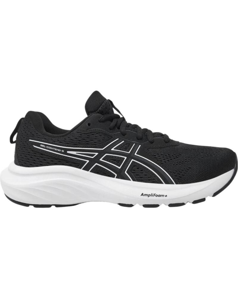 Sportivo per Donna ASICS ZAPATILLAS GEL CONTEND 9 BLANCAS 1012B681-002 RUNNING NEGRO