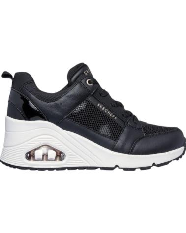 Sportif pour Femme SKECHERS ZAPATILLAS UNO WEDGE EVERYTHING NICE 177526-BLK CASUAL NEGRO