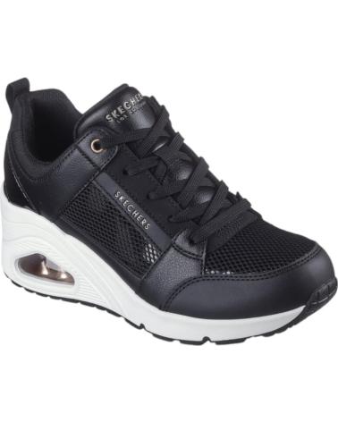 Sportif pour Femme SKECHERS ZAPATILLAS UNO WEDGE EVERYTHING NICE 177526-BLK CASUAL NEGRO