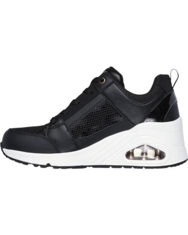 Sportif pour Femme SKECHERS ZAPATILLAS UNO WEDGE EVERYTHING NICE 177526-BLK CASUAL NEGRO