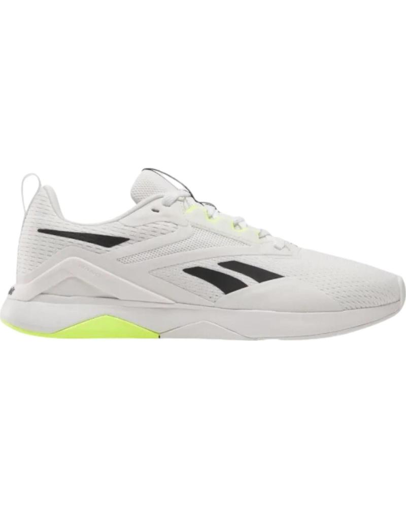 Sportif pour Homme REEBOK ZAPATILLAS NANOFLEX TR 2 NEGRO LIMA 100205404 CROSS TRA GRIS