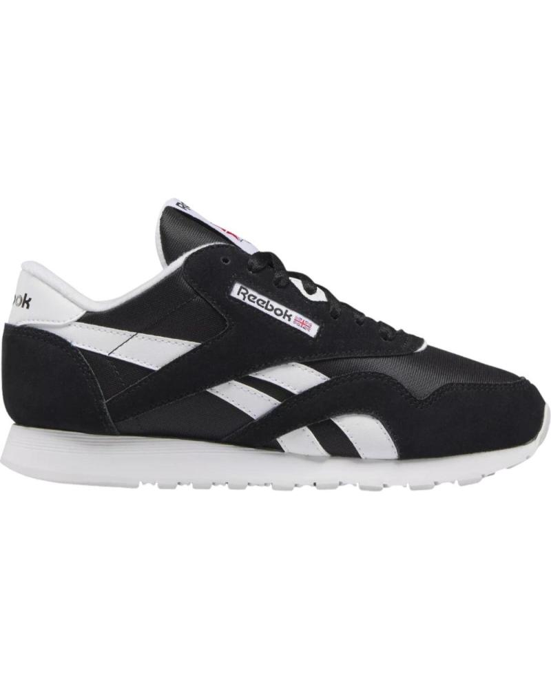 Sportif pour Femme REEBOK ZAPATILLAS CLASSIC NYLON BLANCO 100009251 MUJER CASUAL NEGRO