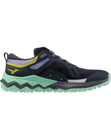 Deportivas de Mujer MIZUNO ZAPATILLAS WAVE IBUKI 4 AZUL ACEO VERDE J1GK2273-31 GRIS