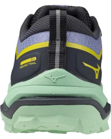 Deportivas de Mujer MIZUNO ZAPATILLAS WAVE IBUKI 4 AZUL ACEO VERDE J1GK2273-31 GRIS