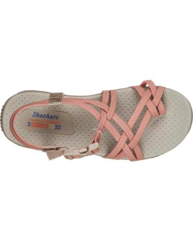 Sandálias de Mulher SKECHERS SANDALIAS REGGAE IRIE MON TAUPE CORAL SANDAL 163013-TPCL GRIS