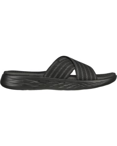 Infradito per Donna SKECHERS SANDALIAS CHANCLAS ON THE GO 600 STUNNING GRIS SANDAL NEGRO