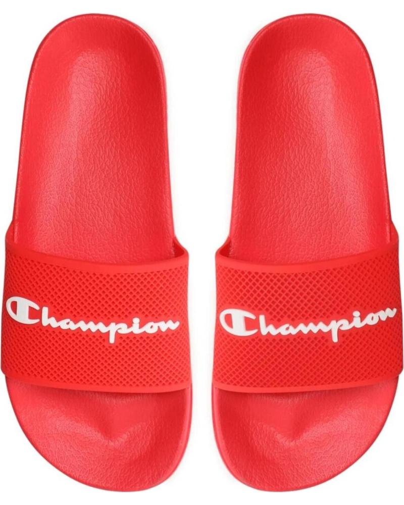 Man Flip flops CHAMPION CHANCLAS DAYTONA SLIDE BLANCO FLIP FLOPS S22316-RS002 ROJO