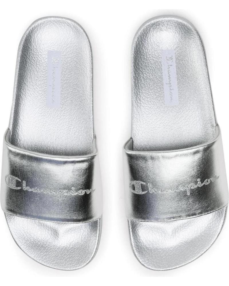 Woman Flip flops CHAMPION CHANCLAS QUEENS SLIDE SILVER PLATEADO FLIP FLOPS S11562 GRIS