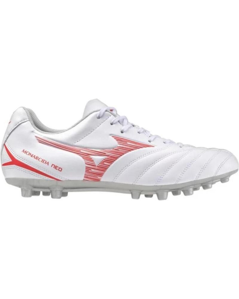 Deportivas-De-Hombre-MIZUNO-ZAPATILLAS-MONARCIDA-NEO-III-SELECT-AG-ROJO-GRIS-FUTB-BLANCO