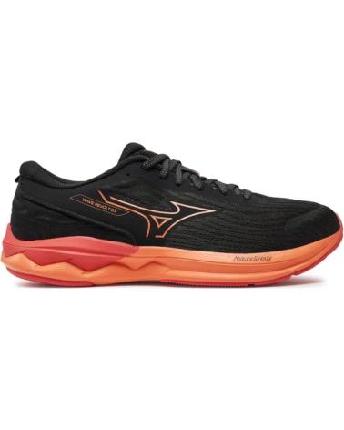 Sportivo per Uomo MIZUNO ZAPATILLAS WAVE REVOLT 3 NARANJA ROJO RUNNING J1GC2481 NEGRO