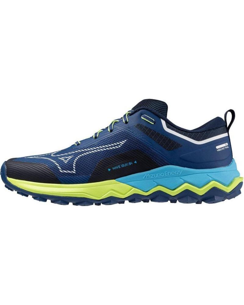 Sportivo per Uomo MIZUNO ZAPATILLAS WAVE IBUKI 4 MARINO BLANCO VERD J1GJ2273-62 AZUL