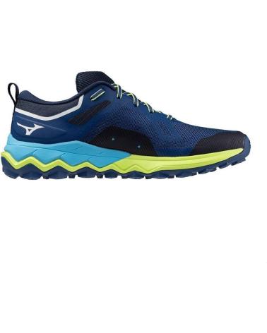 Sportivo per Uomo MIZUNO ZAPATILLAS WAVE IBUKI 4 MARINO BLANCO VERD J1GJ2273-62 AZUL