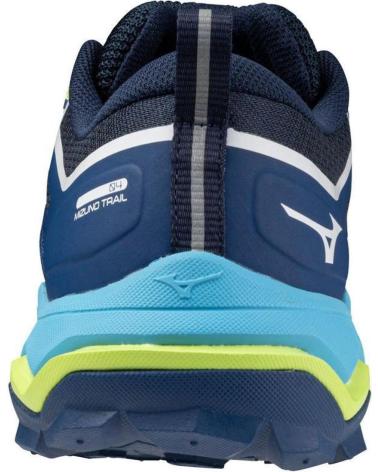 Sportivo per Uomo MIZUNO ZAPATILLAS WAVE IBUKI 4 MARINO BLANCO VERD J1GJ2273-62 AZUL